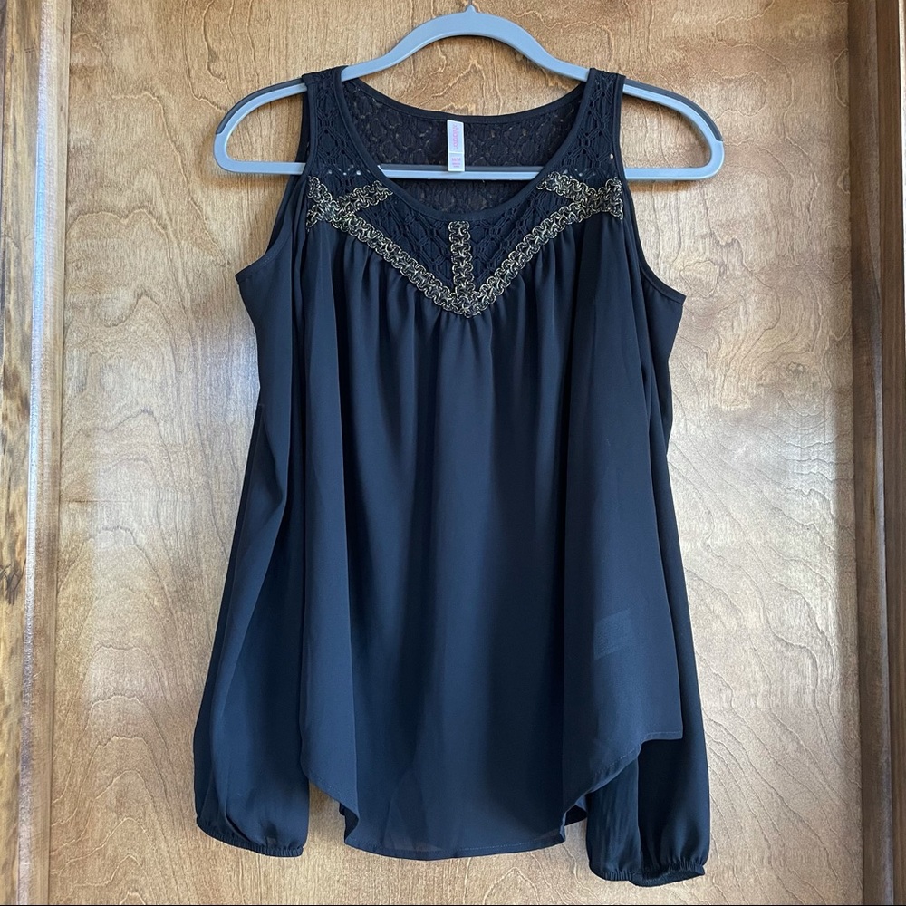 Xhilaration Sheer Long Sleeve